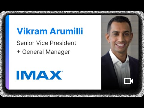 Bringing the IMAX Experience to Streaming: Deep Dive with Vikram Arumilli