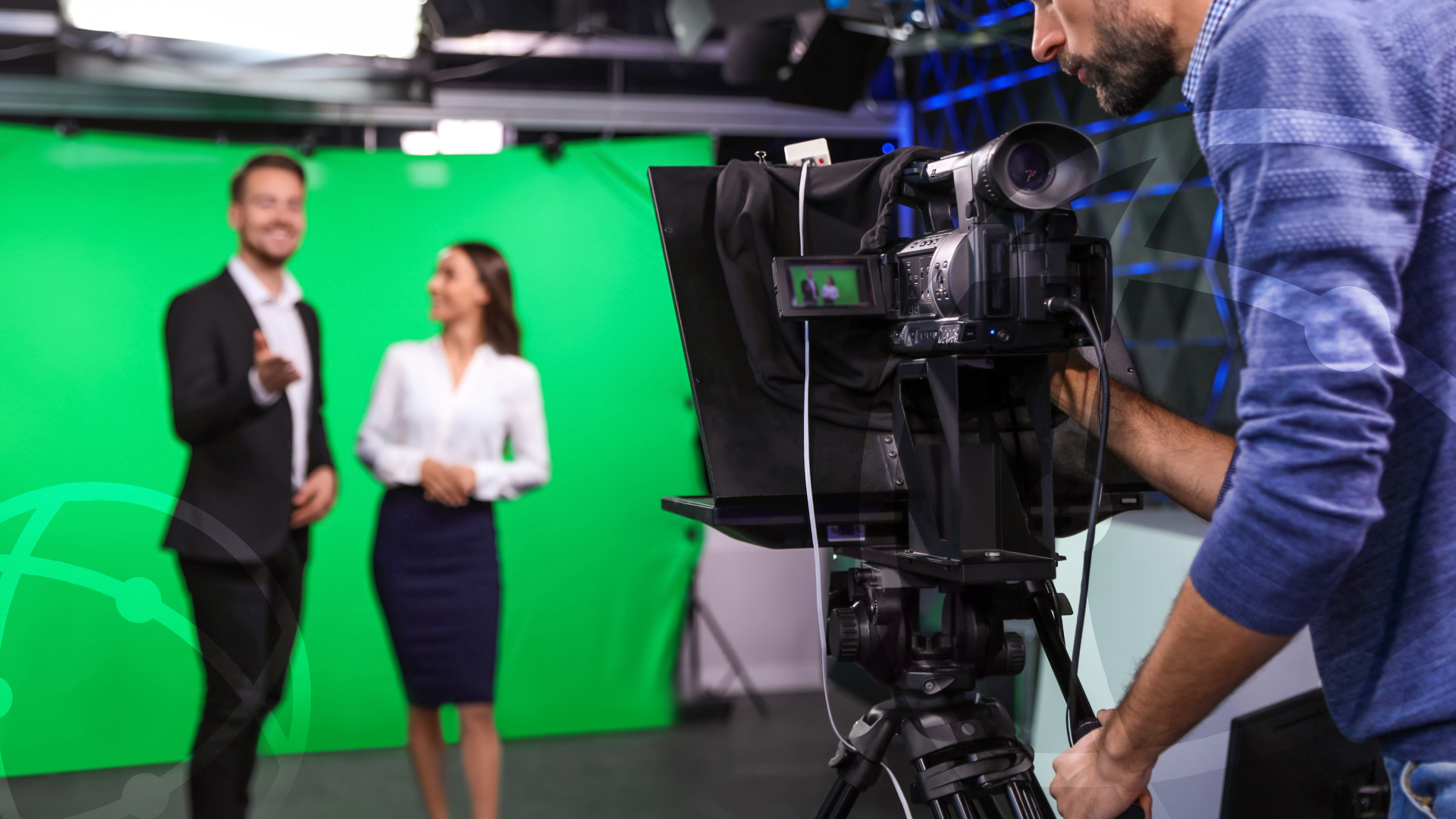 Visual Effects Blue Green