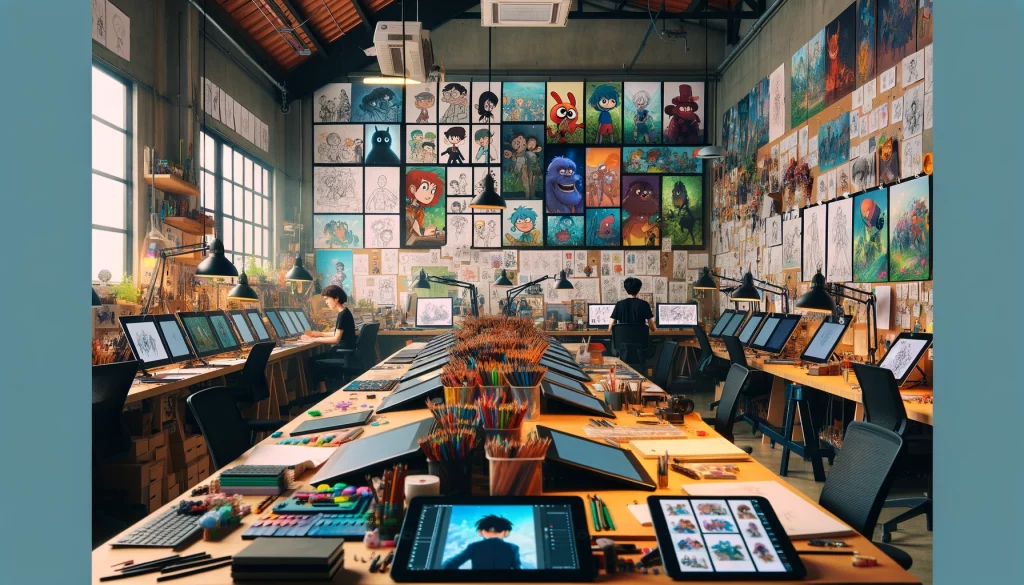 2D animation studios