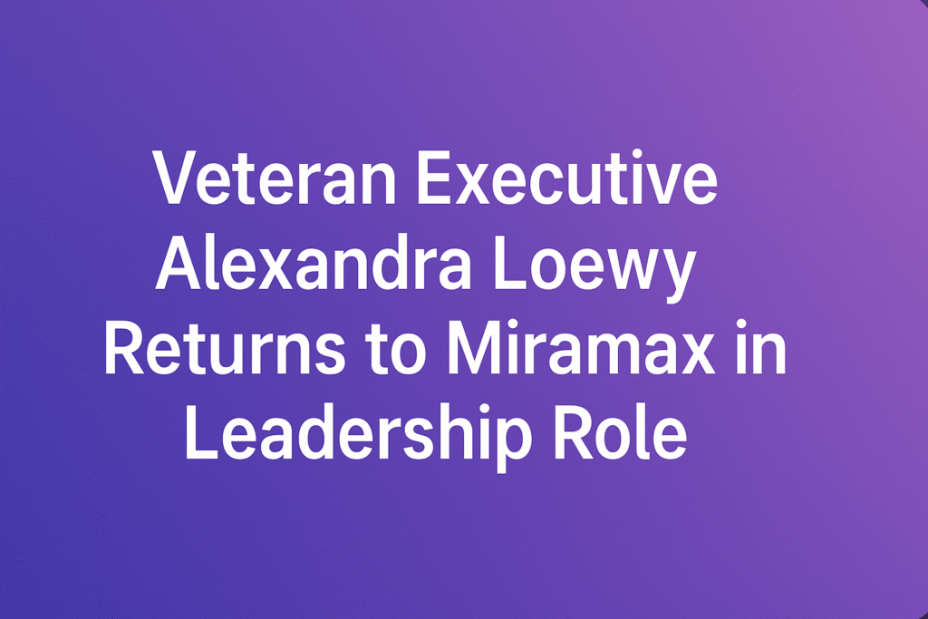 Miramax Film Studio Announcement