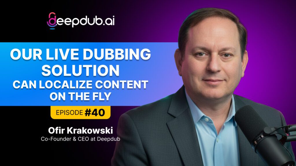 deepdub voice ai vitrina dubbing tech localisation