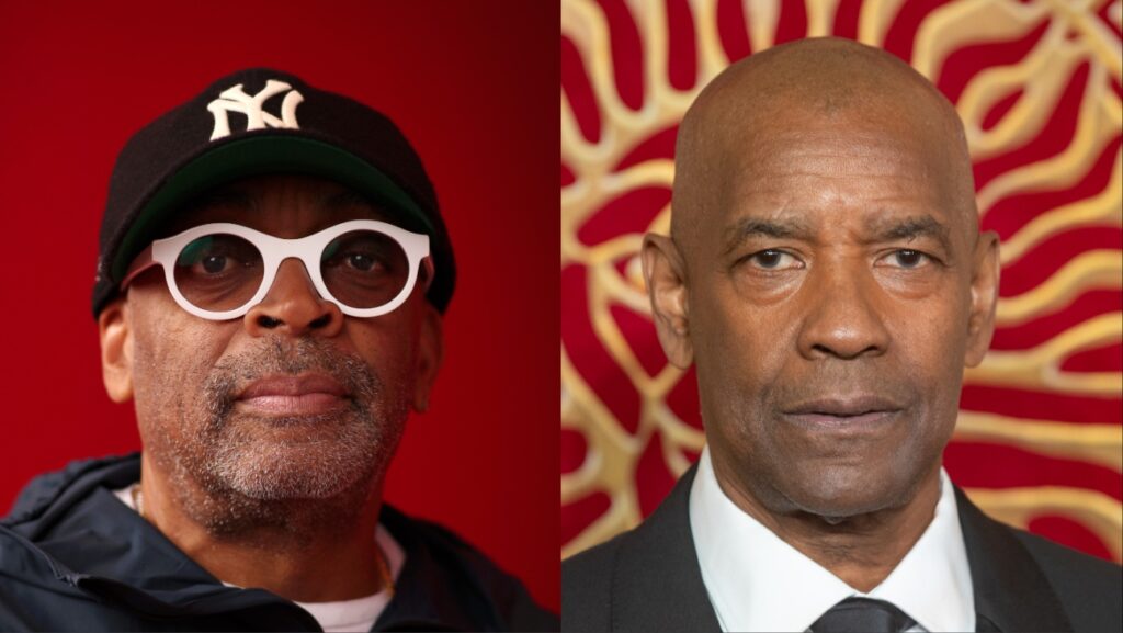 Spike Lee and Denzel Washington