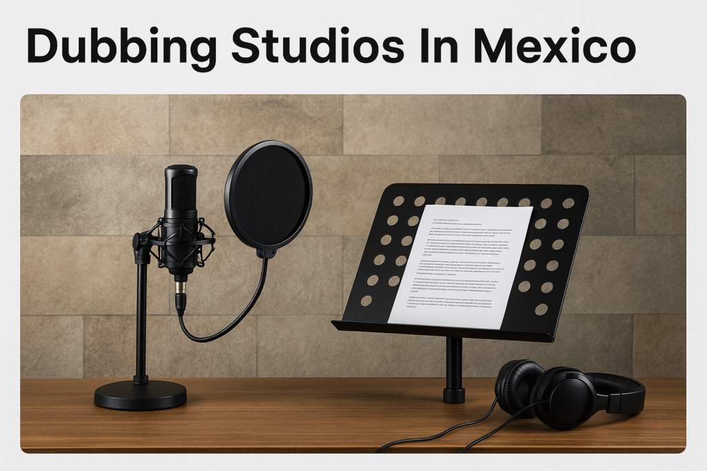 Dubbing Studios In Mexico