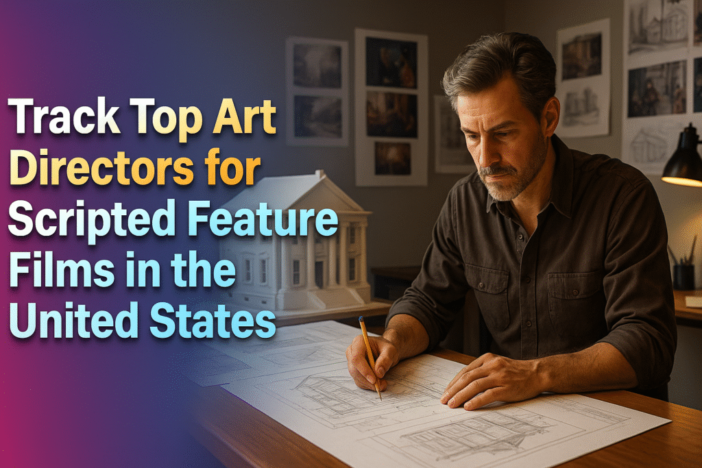 Track Top Art Directors for Scripted Feature Films in the United States