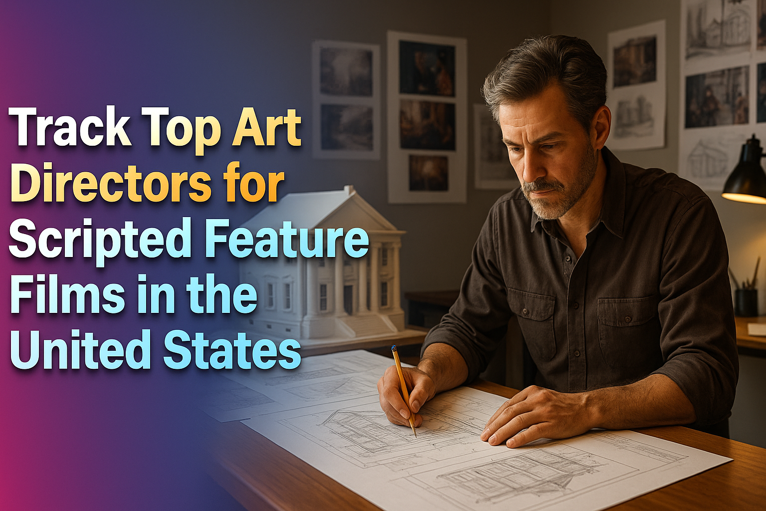Track Top Art Directors for Scripted Feature Films in the United States