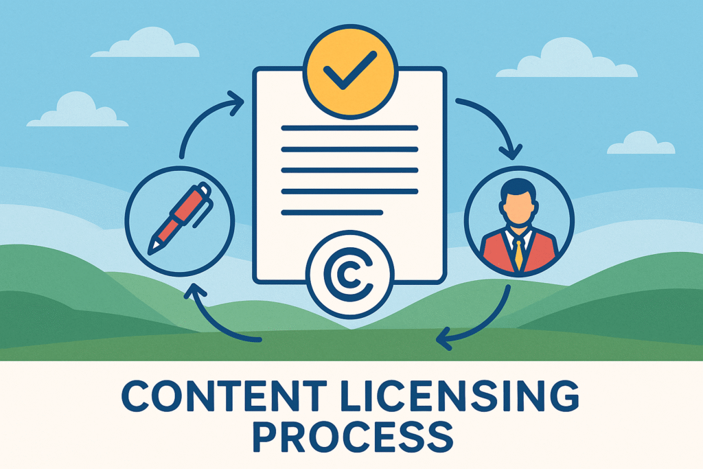 content licensing process