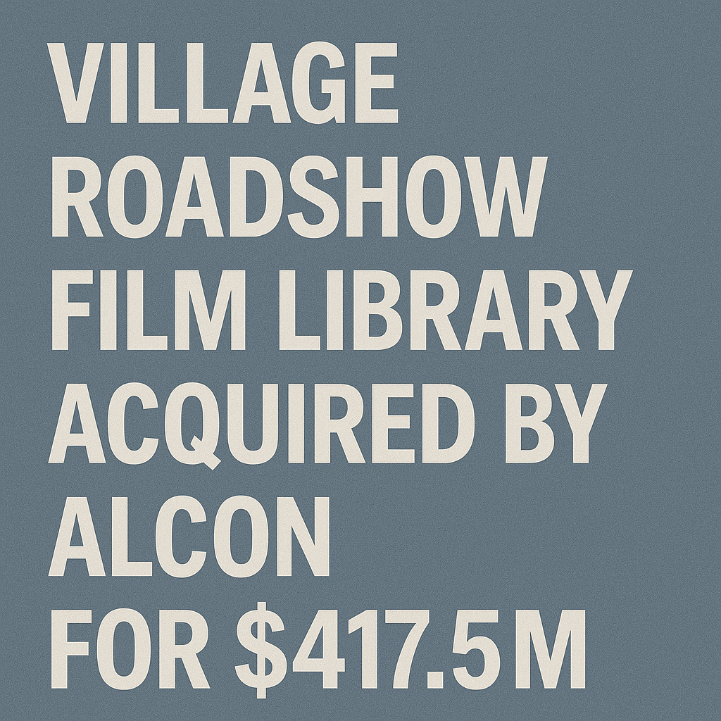 Village Roadshow Library Sold to Alcon