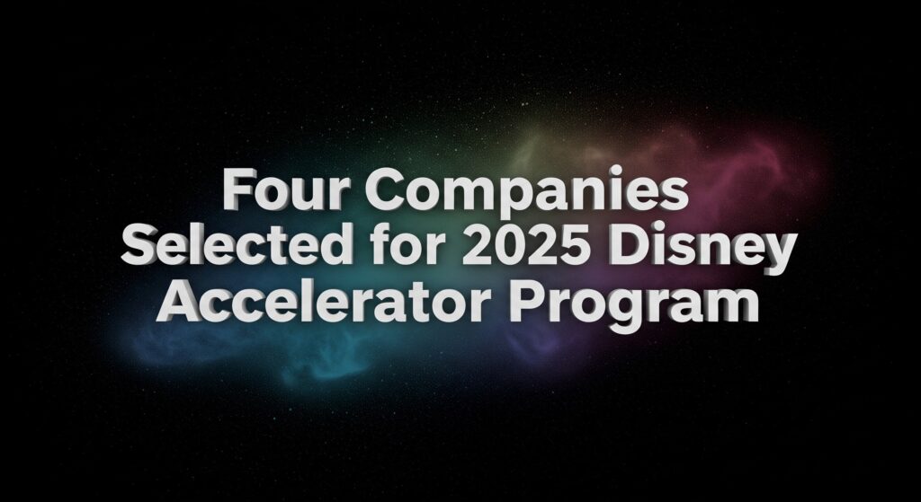 Disney Accelerator, Technology, Entertainment, Innovation