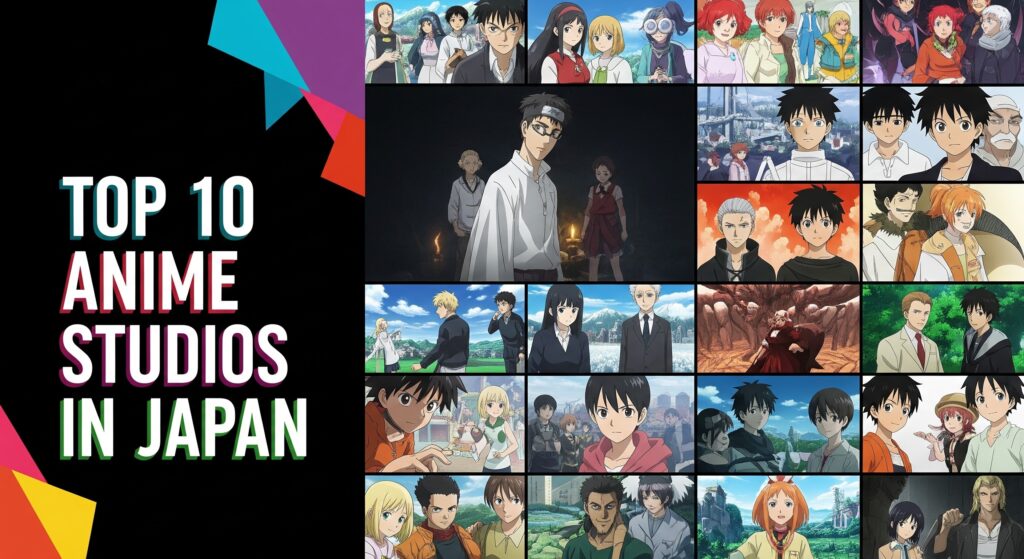 Top 10 Anime Studios in Japan