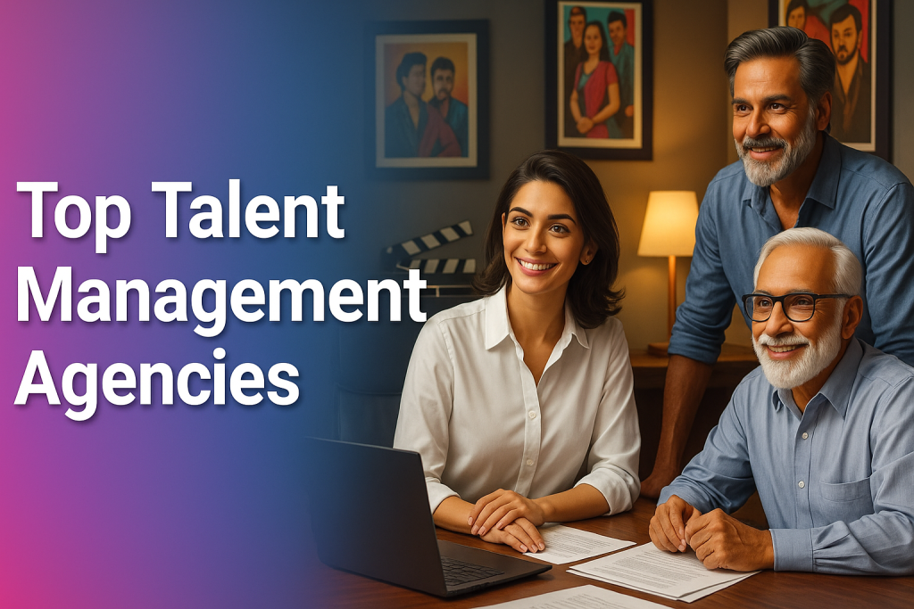 Visual collage of top talent managers and entertainment representatives from Global.