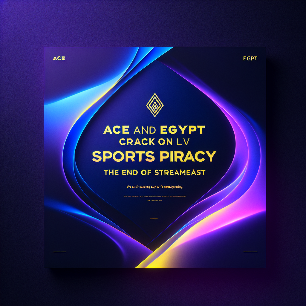 ACE and Egypt Crack Down on Live Sports Piracy: The End of Streameast