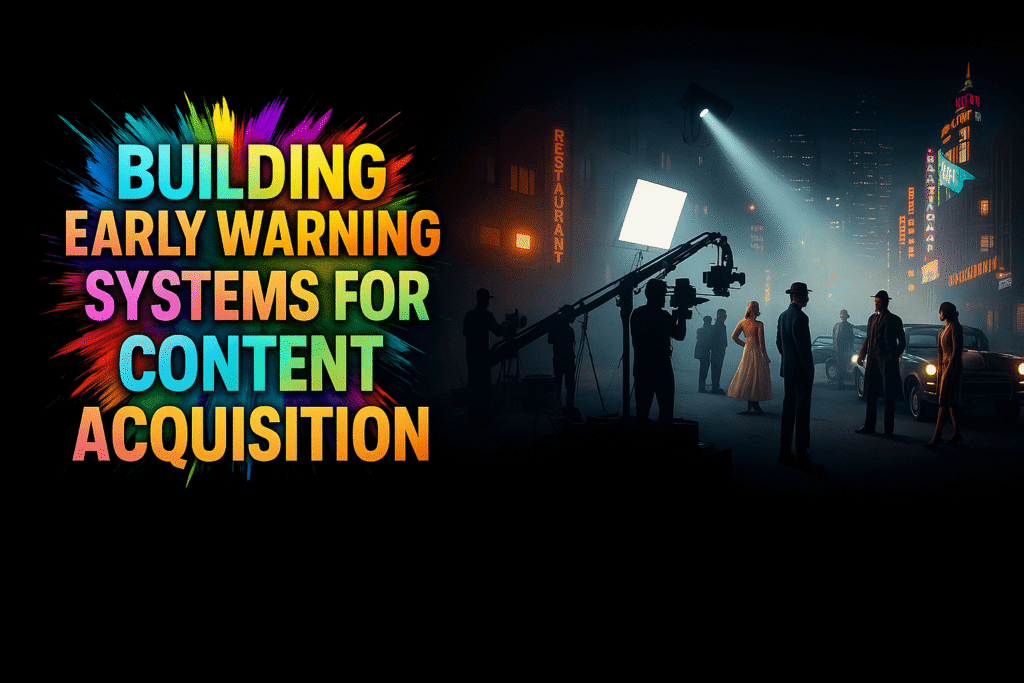 Building Early Warning Systems for Content Acquisition