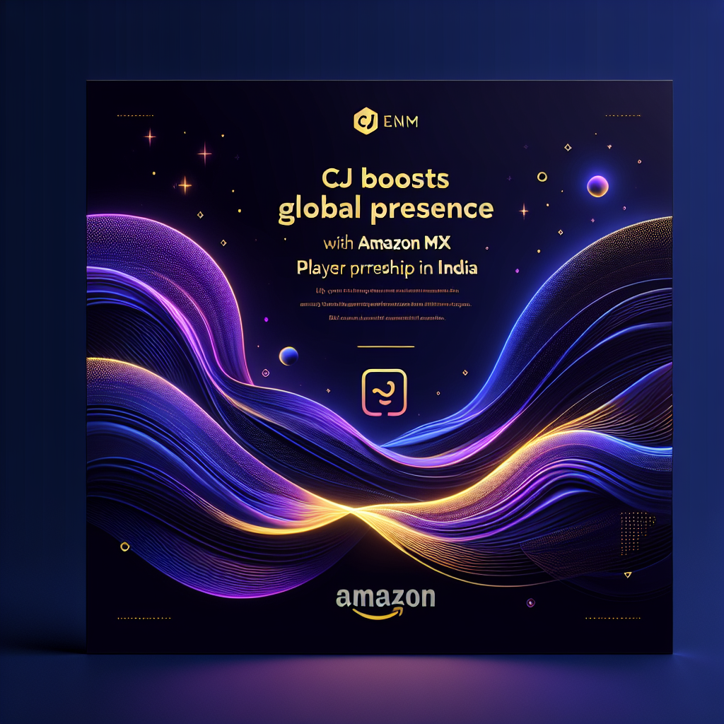 CJ ENM Boosts Global Presence with Amazon MX Player Partnership in India