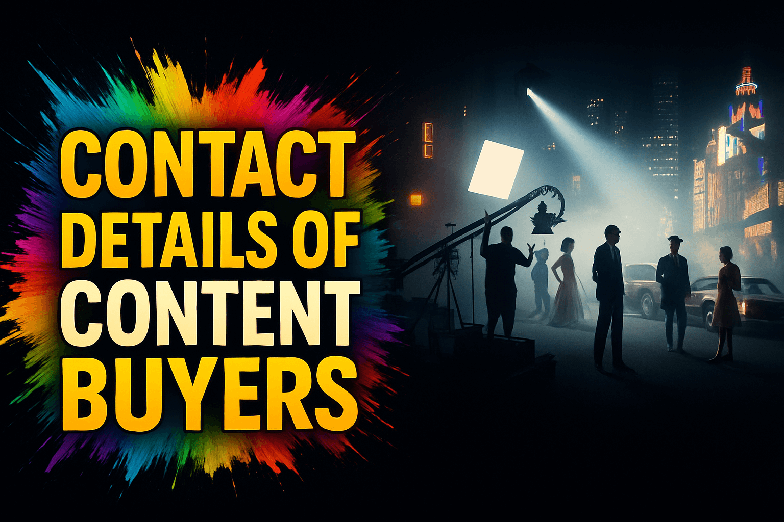 Contact Details of Content Buyers