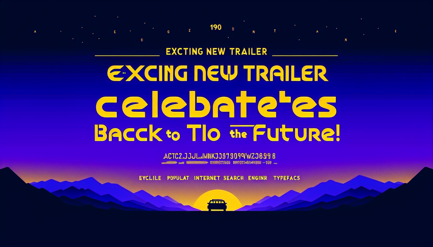 Exciting New Trailer Celebrates 40 Years of 'Back to the Future'!
