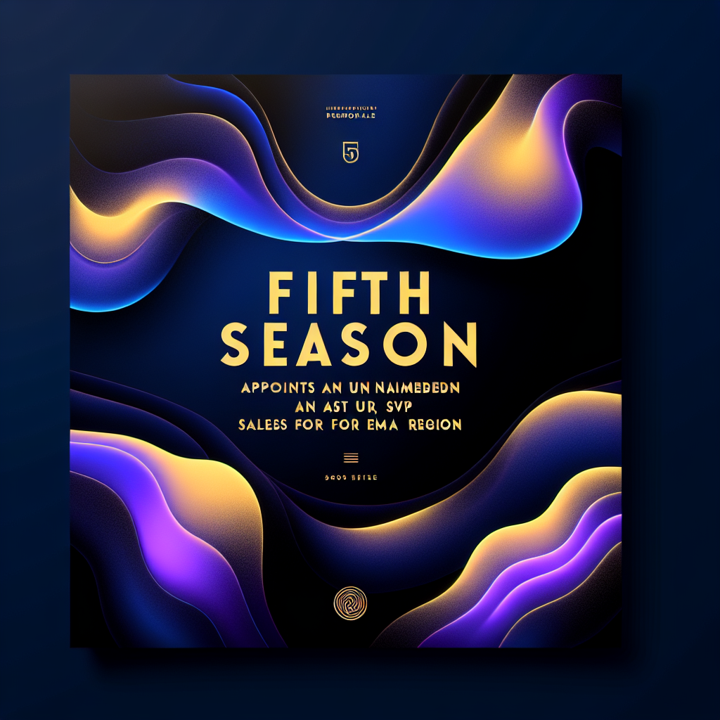 FIFTH SEASON Appoints David Wilcox as SVP Sales for EMEA Region