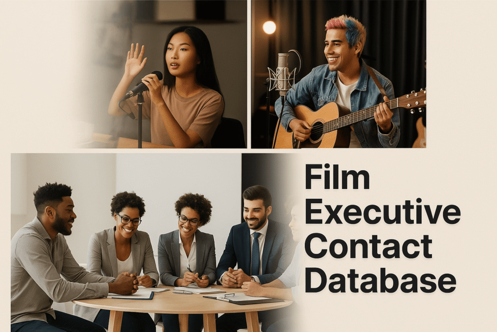 Film Executive Contact Database.