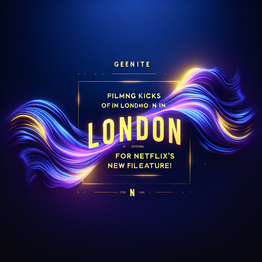 Filming Kicks Off in London for Netflix's Exciting New Feature!