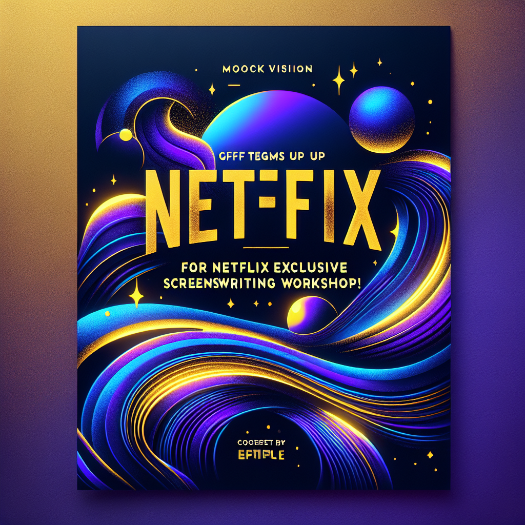 GFF Teams Up with Netflix for Exclusive Screenwriting Workshop!