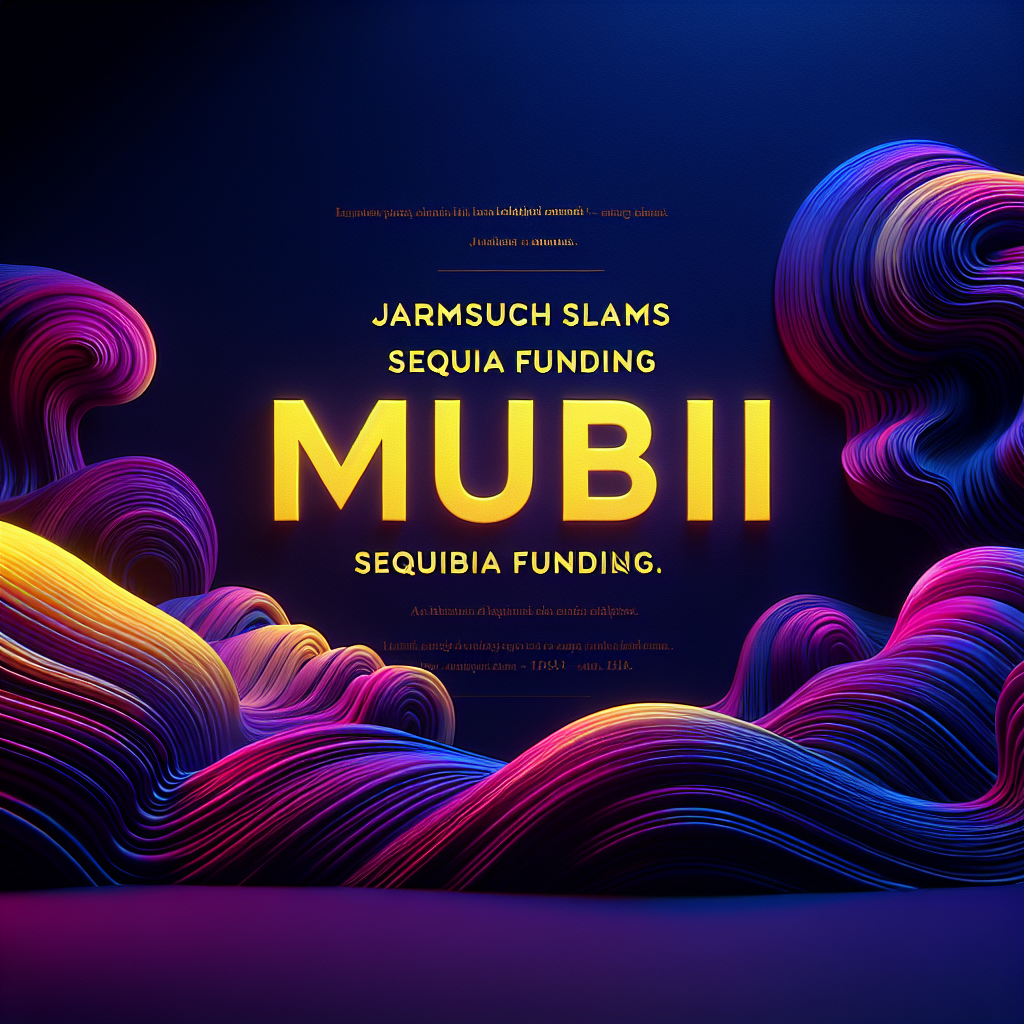 Jarmusch Slams Mubi's Sequoia Funding