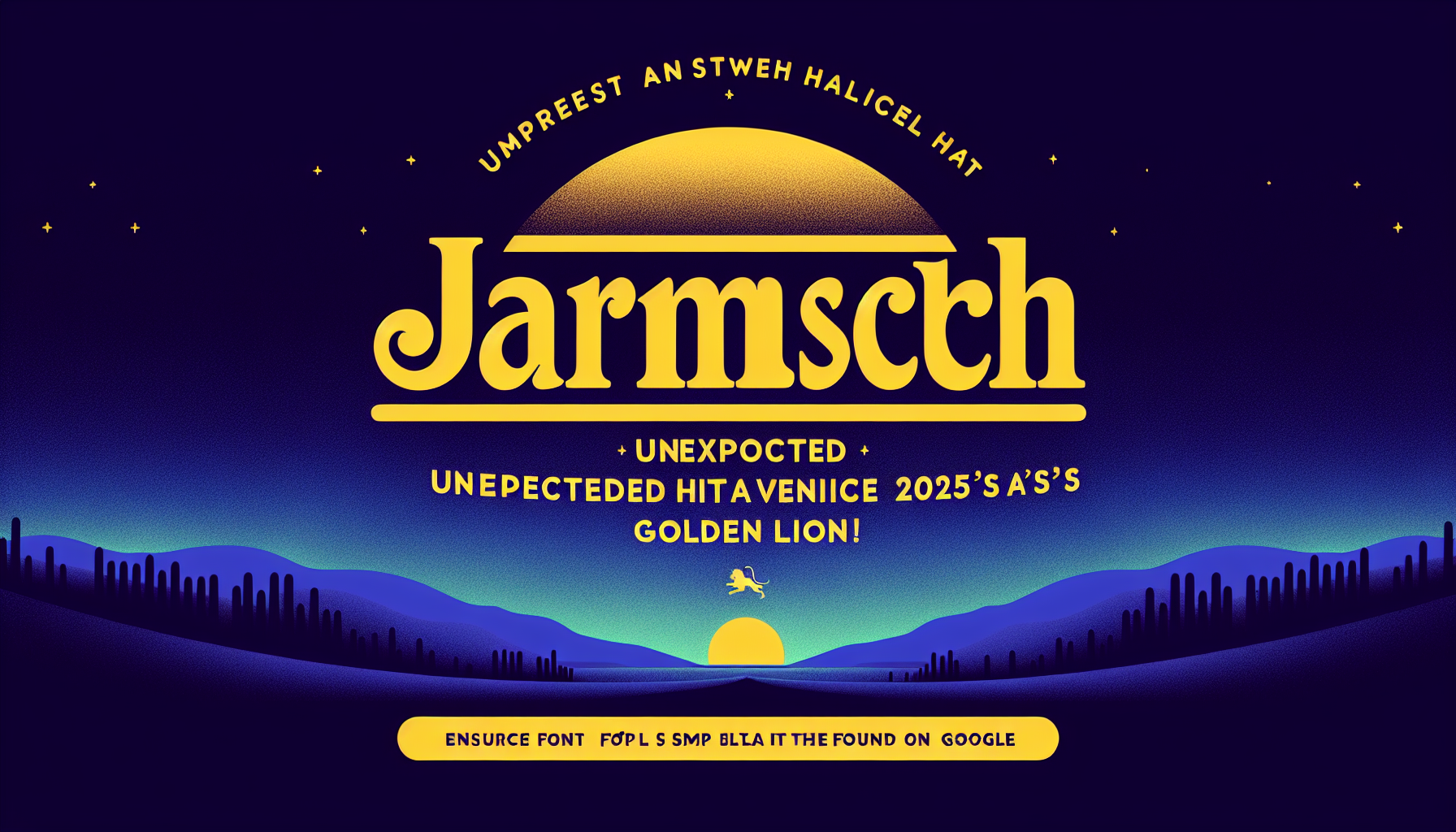 Jarmusch's Unexpected Hit Takes Home Venice 2025's Golden Lion!