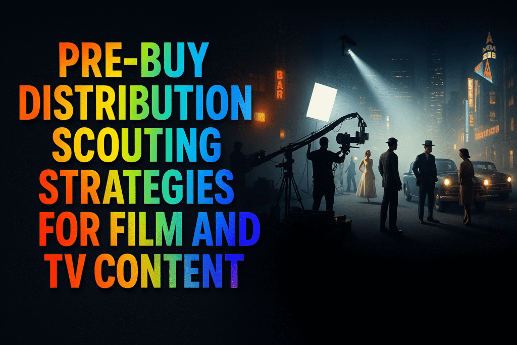 Pre-Buy Distribution Scouting Strategies for Film and TV Content