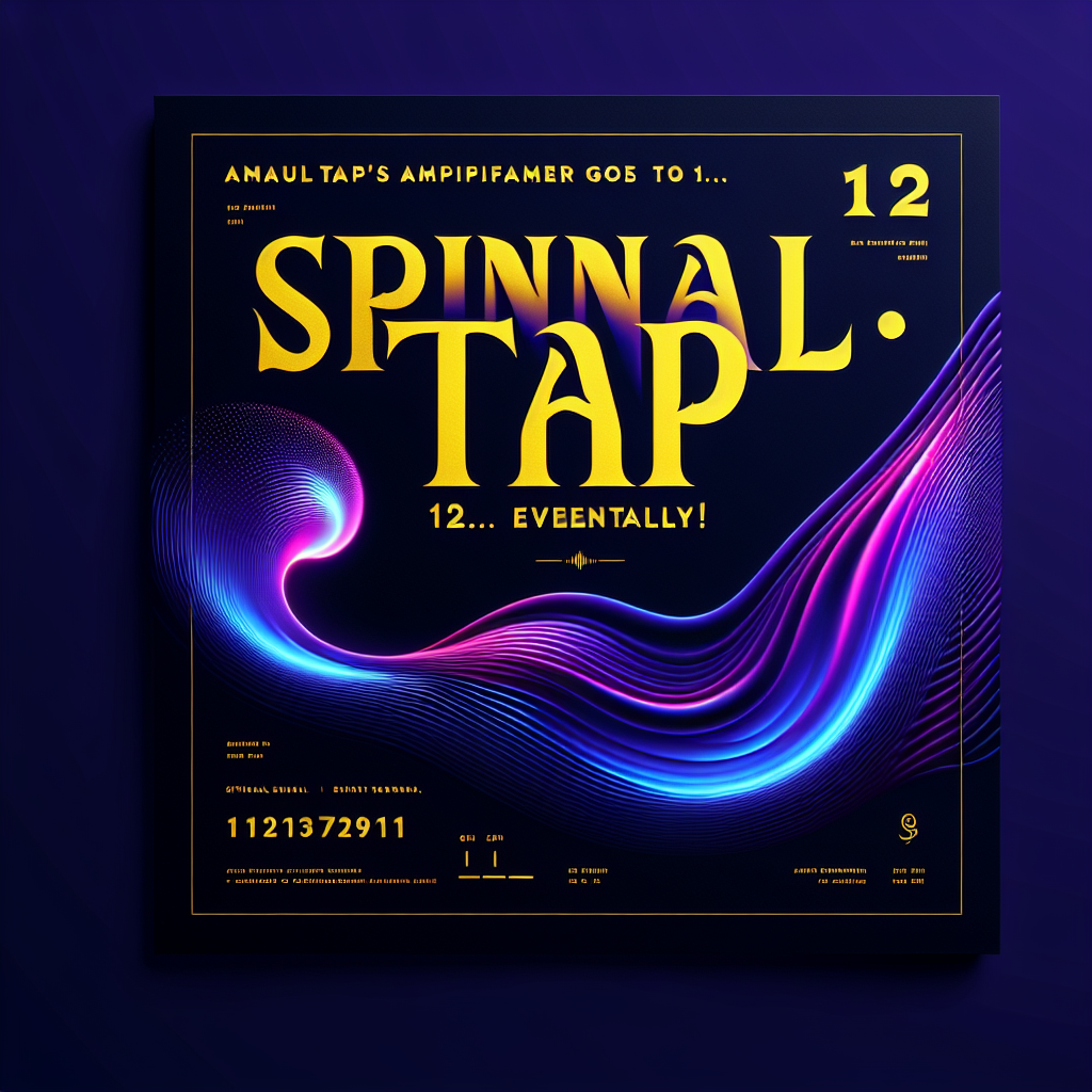 Spinal Tap's Amplifier Goes to 12... Eventually!
