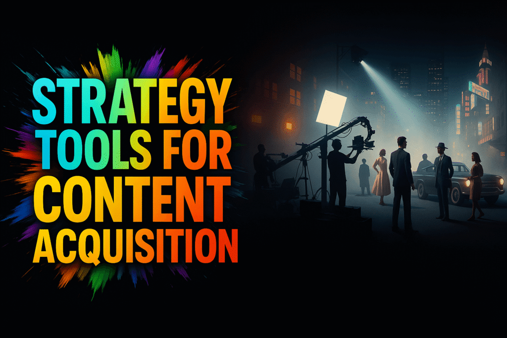 Strategy Tools for Content Acquisition