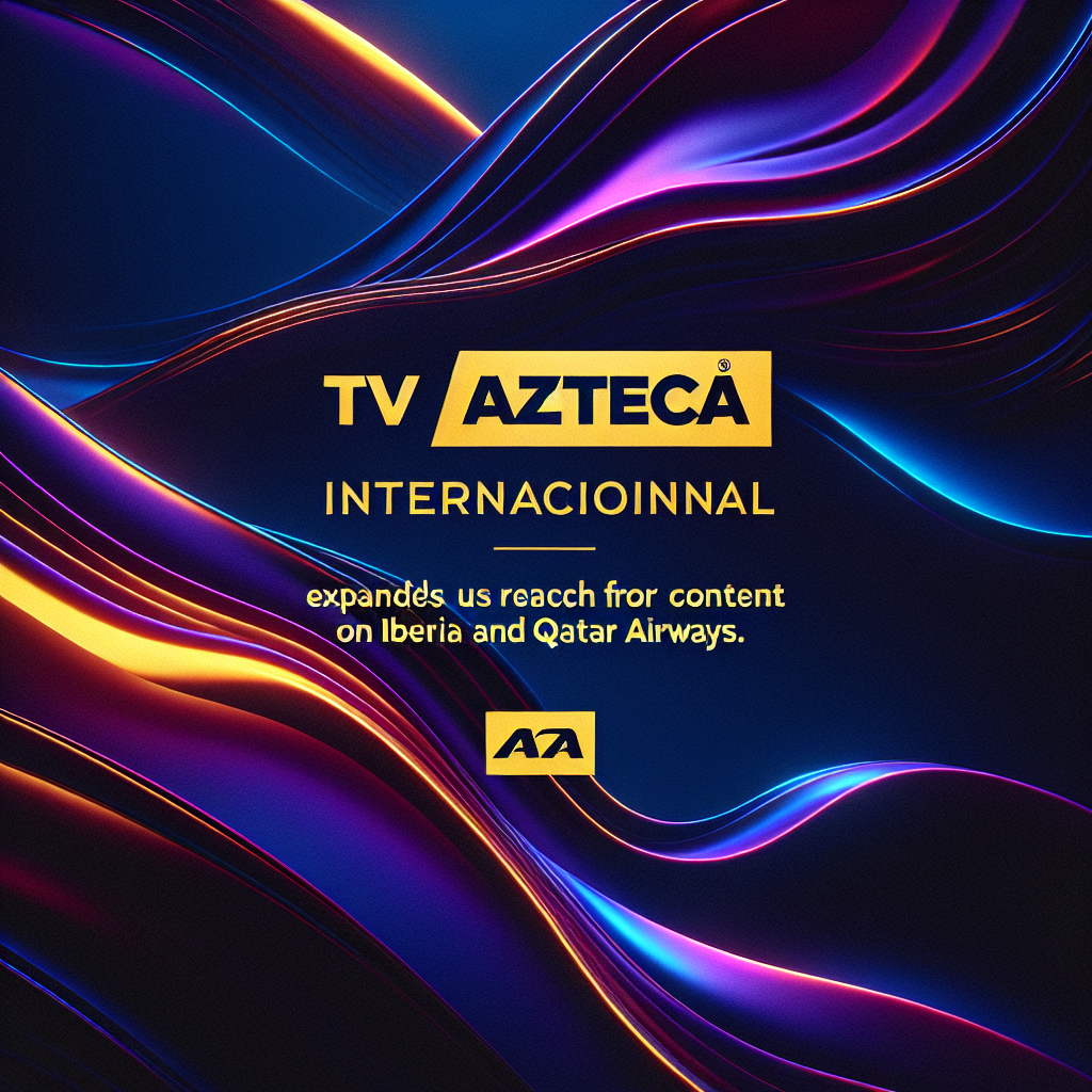 TV Azteca Internacional Expands Reach with Content on Iberia and Qatar Airways