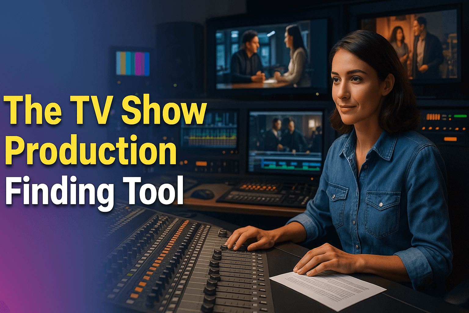 TV Show Production Finding Tool