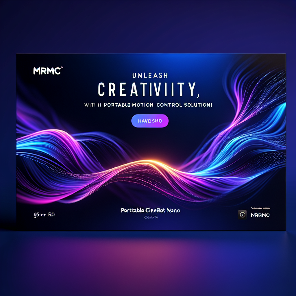 Unleash Creativity with MRMC's Cinebot Nano: Your Portable Motion Control Solution!