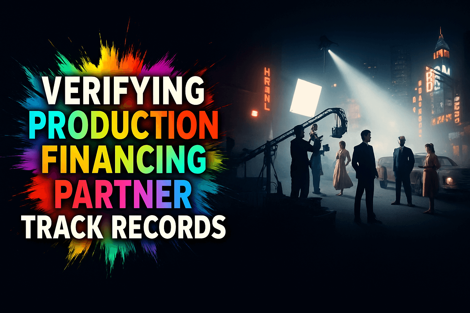 Verifying Production Financing Partner Track Records