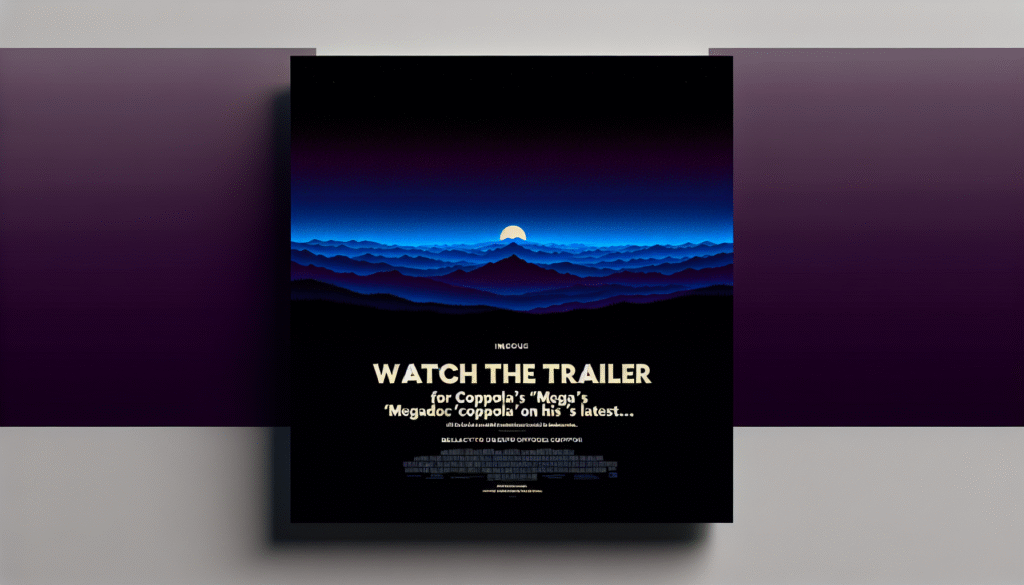 Watch the Epic Trailer for Coppola's 'Megadoc' on His Latest...
