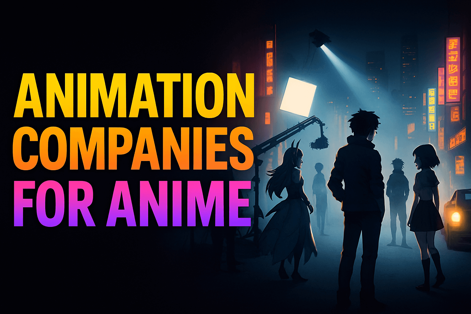 animation companies anime