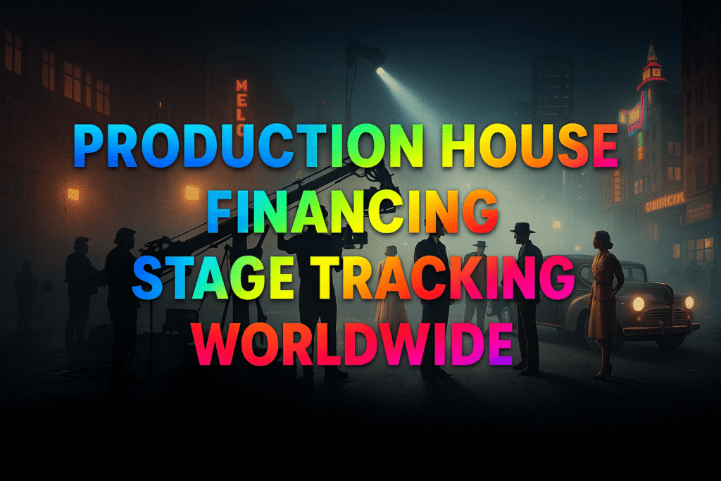 production house financing stage tracking worldwide