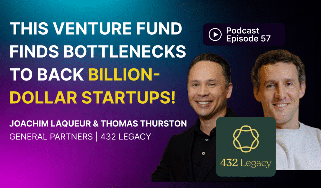 432 Legacy's VC Investment in Content Value-Chain 6 Joachim Laqueur, Thomas Thurston, 432 Legacy Investment Fund