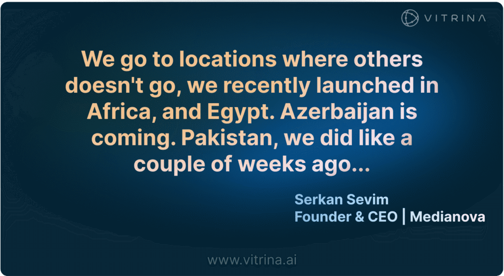 Medianova's CDN Success Story in the Middle East 5 Medianova was the number one, the first CDN to build a network in Saudi Arabia