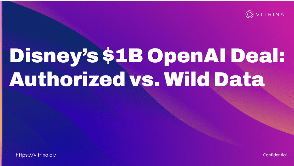 Disney’s $1B OpenAI Deal: How the “Authorized Data” Market Reshapes Hollywood