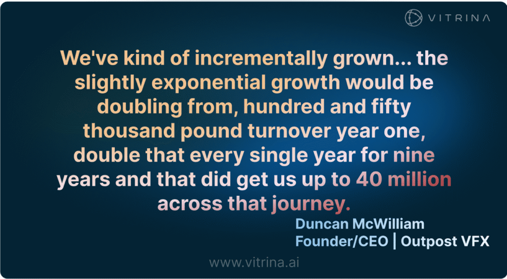 The CEO Masterclass: Culture, Crisis, and Compounding Growth at Outpost VFX 5 Duncan McWilliam CEO Outpost VFX