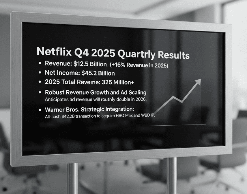 Inside Netflix Q4 2025: Strategic Consolidation, Advertising Scaling, and Fandom-Driven Engagement