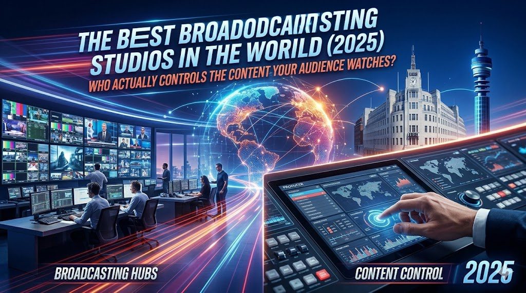 The Best Broadcasting Studios in the World (2026): Who Actually Controls the Content Your Audience Watches 1 Best Broadcasting Studios in the World 2026