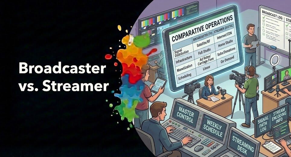 Broadcaster vs. Streamer Commissioning