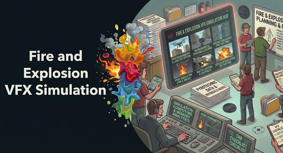 Fire and Explosion VFX Simulation