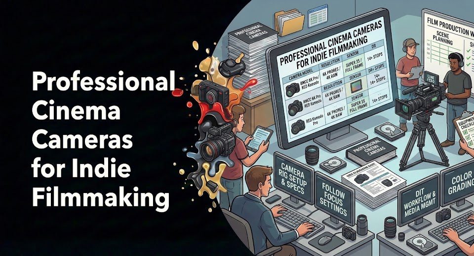 Best Professional Cinema Cameras for Indie Filmmaking on a Budget 1 Professional Cinema Cameras for Indie Filmmaking