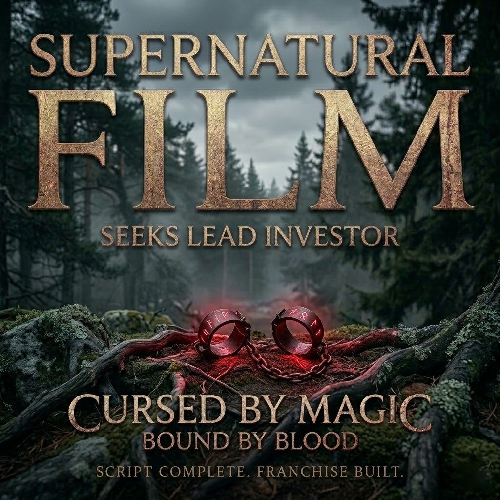 Cursed by Magic, Bound by Blood Production-Ready Supernatural Film Seeks Lead Investor 3 Supernatural Film Seeks Lead Investor Script Complete. Franchise Built.