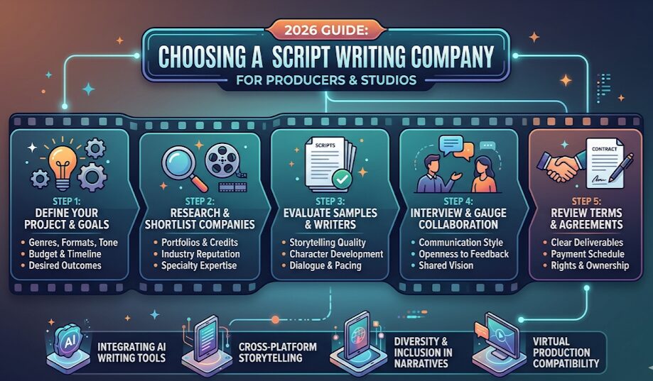 How to Choose a Script Writing Company: Complete Guide for Producers & Studios (2026) 16 script writing company
