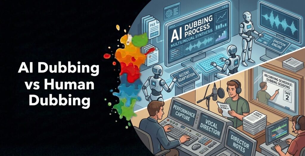 AI Dubbing vs Human Dubbing: Cost & Quality Guide 8 AI dubbing