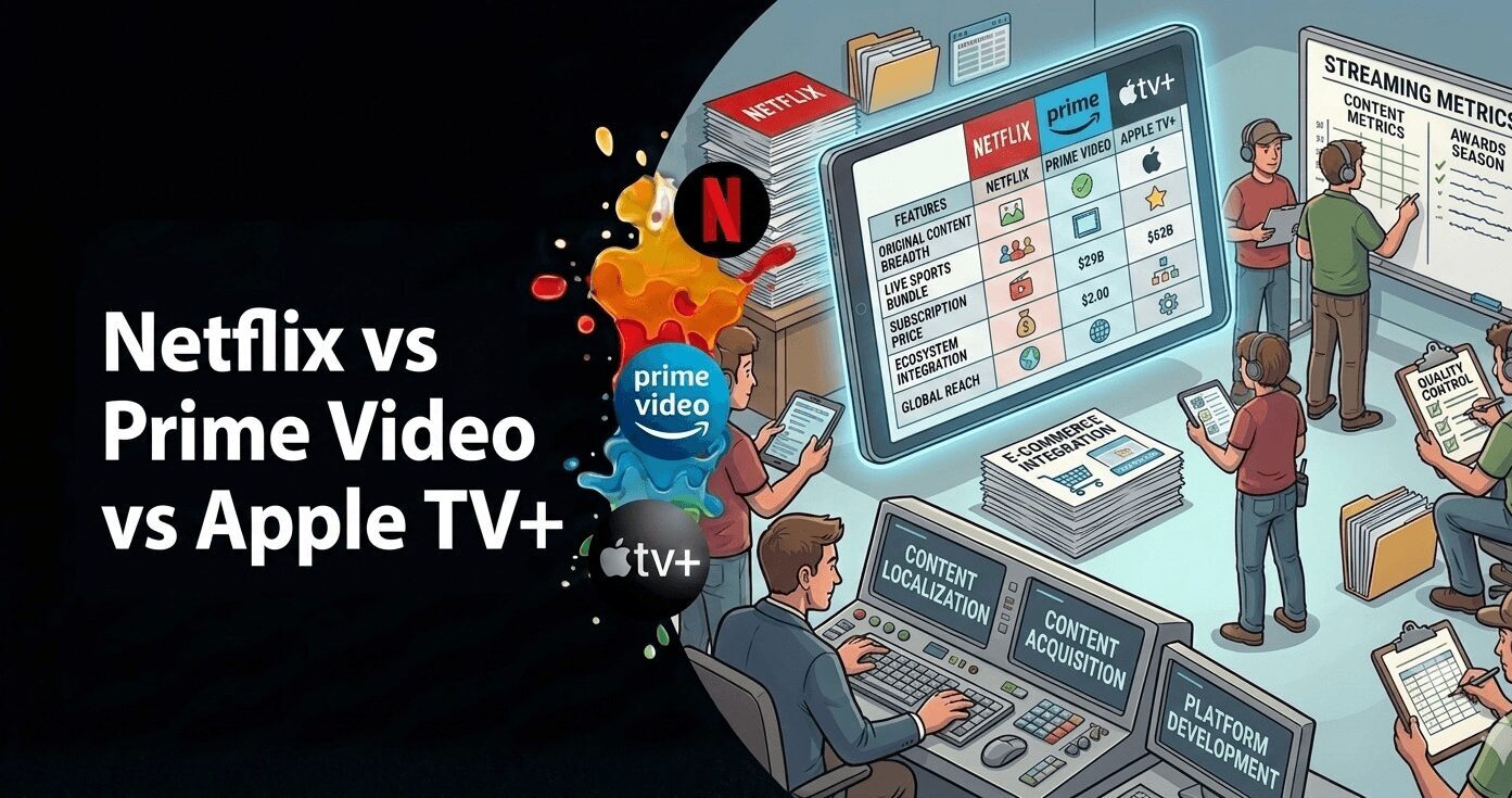 Netflix vs Prime Video vs Apple TV+: Commissioning Strategies Compared 3 Netflix vs Prime Video vs Apple TV+