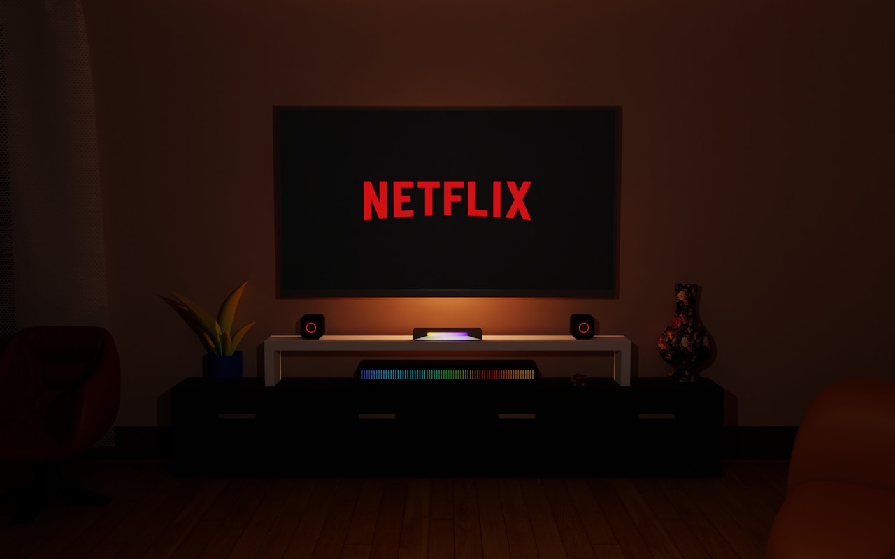 Global Streaming Platforms: Where Independent Producers Sell Content (2026) 4 Netflix streaming service displayed on a flat-screen television in a modern living room