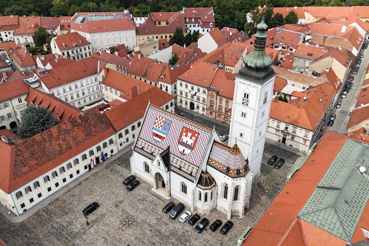 Top animation companies in Adria - Zagreb Croatia aerial view